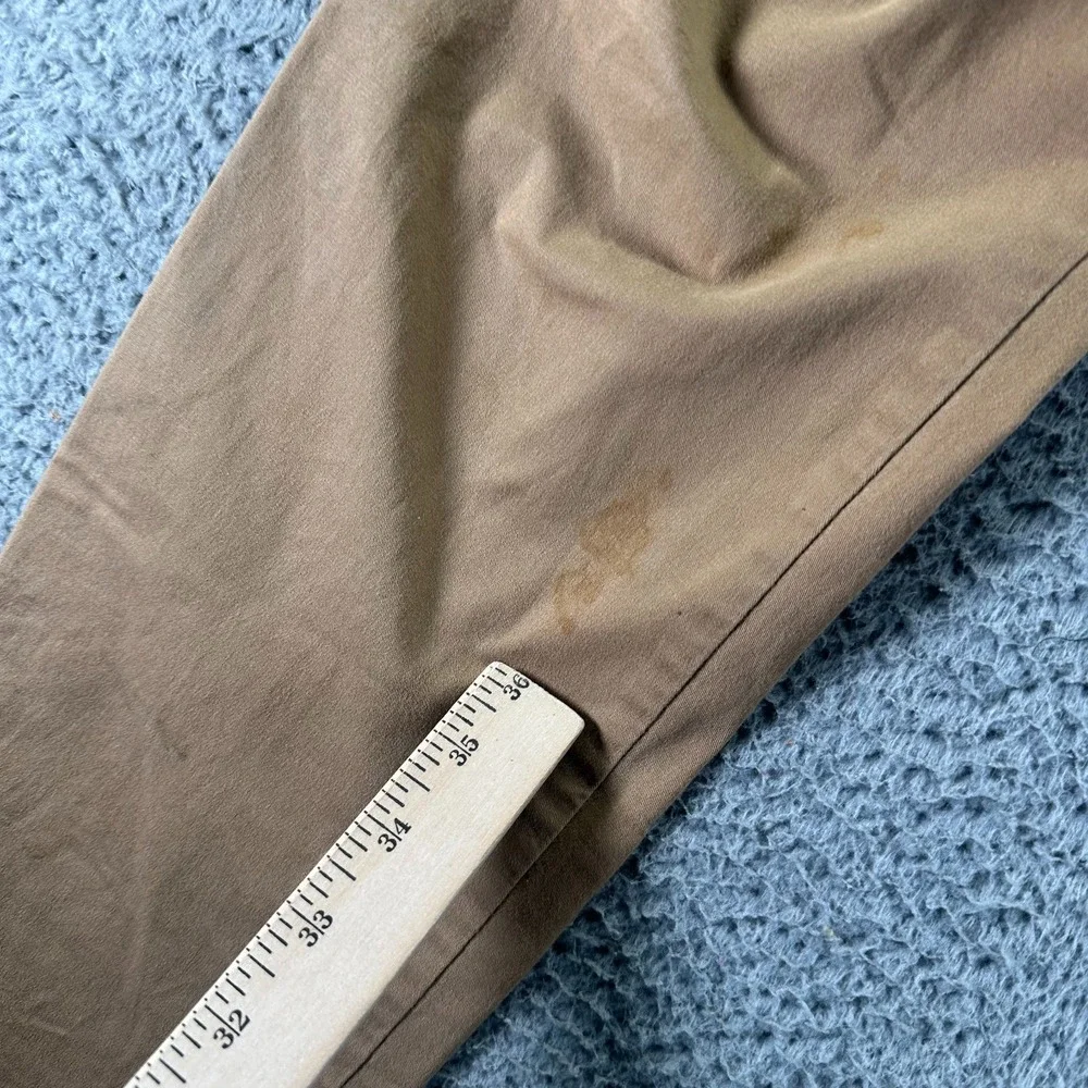 Hollister‎ Epic Flex Pant Men's 34x32 Brown Cotton Chino Skinny Business Stretch